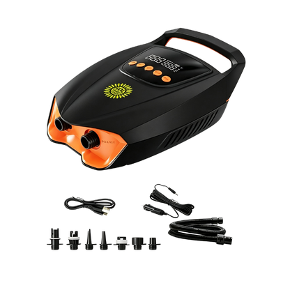 SOL 12V 20PSI Dual Power High Pressure Electric Pump With Battery & USB Charger