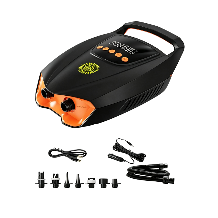 SOL 12V 20PSI Dual Power High Pressure Electric Pump With Battery & USB Charger