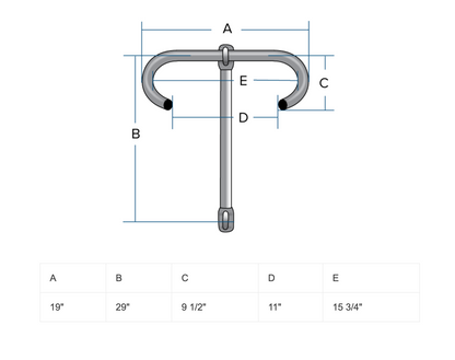 NRS Frame Front Thigh Hook