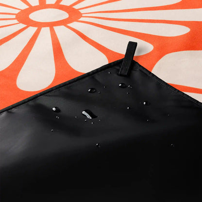 Festival Blanket: Big Flowers Expedition Orange
