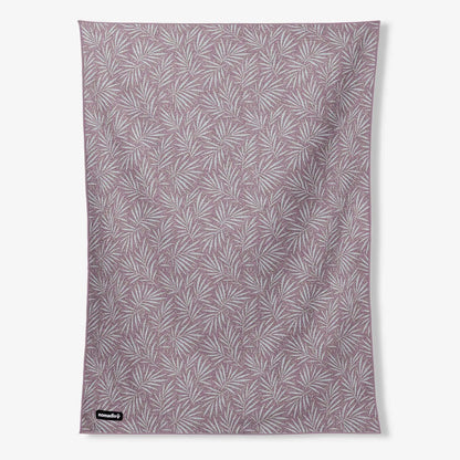 Blanket Towel: Heritage Palm Warm Blue Earth
