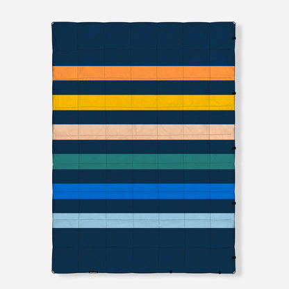 Graphene Puffer Blanket: Retro Multi