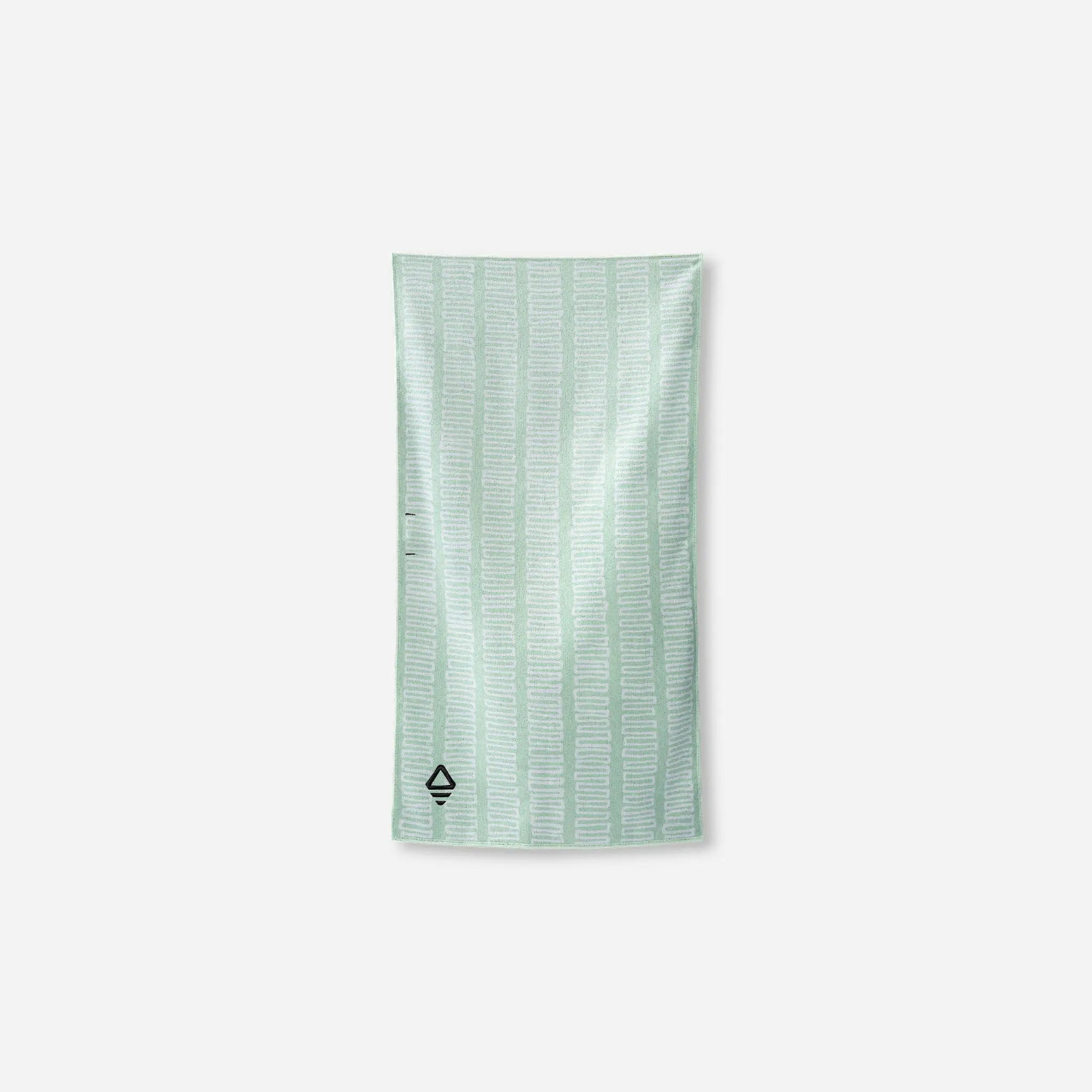 Hand Towel: Switchback Seafoam Green