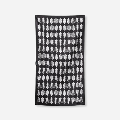 Ultralight Towel: Fresh Pines Black and Tan