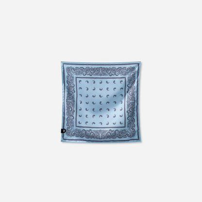 Bandana Towel: Paisley Pale Blue