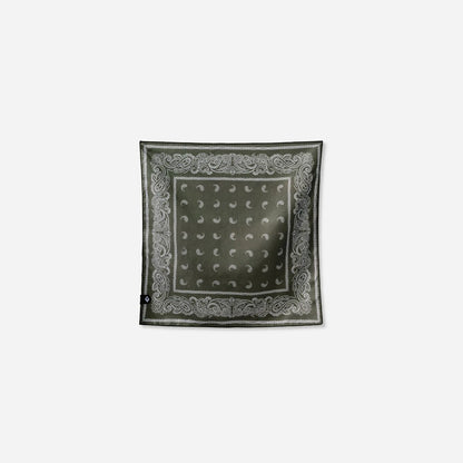 Bandana Towel: Paisley Forest Green