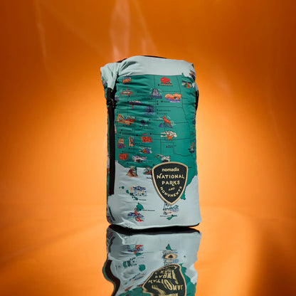 Graphene Puffer Blanket: National Parks and Monuments Map