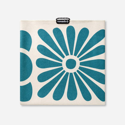 Original Towel: Big Flowers Teal Ocean
