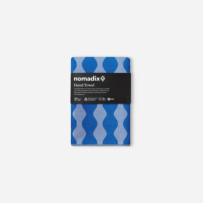 Hand Towel: Slack Tide Coastal Blue