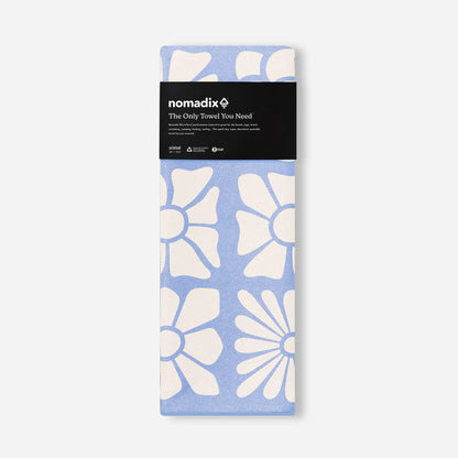 Original Towel: Flowerbed Coastal Blue