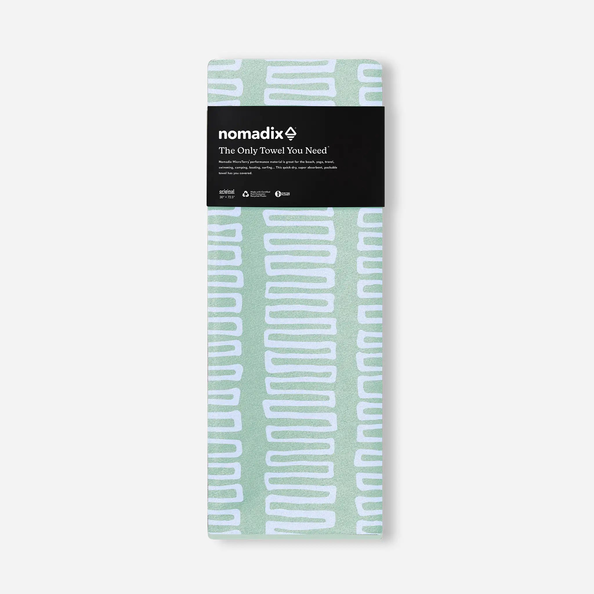 Original Towel: Switchback Seafoam Green