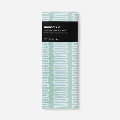 Original Towel: Switchback Seafoam Green