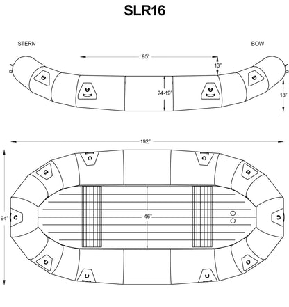 SOTAR SL 16' Liquid Raft-SL Raft-sotar-Teal-SOTAR