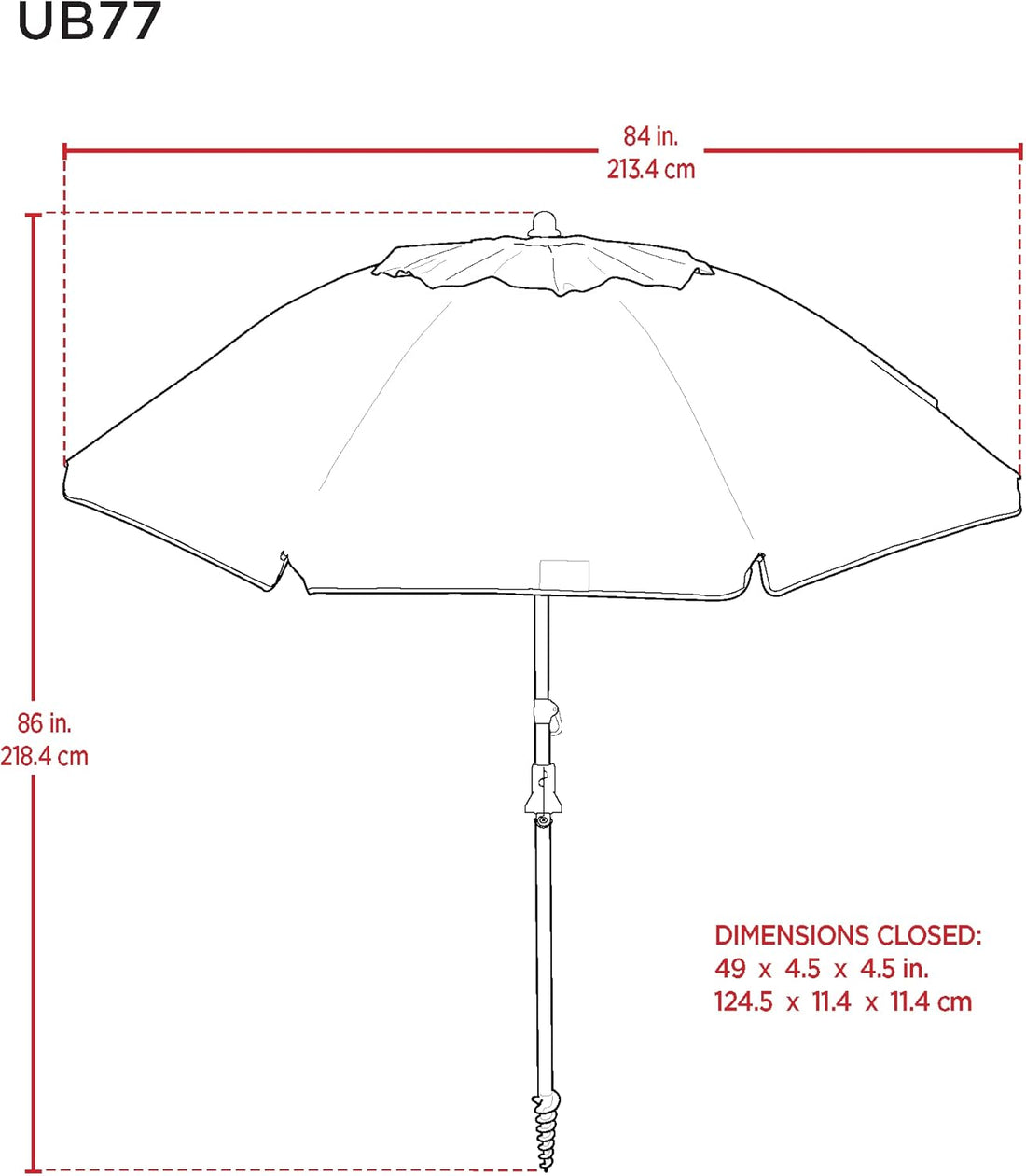 Tommy Bahama Camp Umbrella