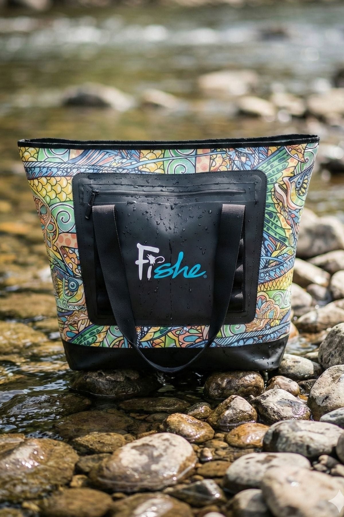 Tropical Tarpon Wedge Tote Dry Bag