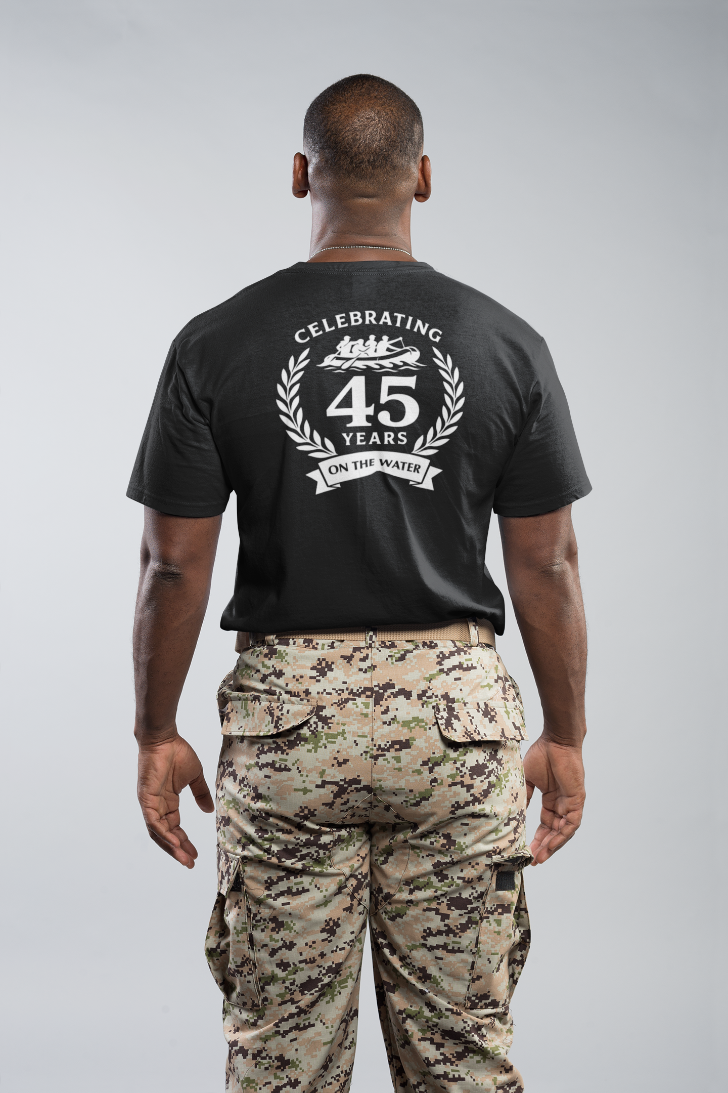 SOTAR White Logo Celebrating 45 Years Unisex Tee, Commemorative Shirt, Whitewater Rafting Anniversary T-Shirt