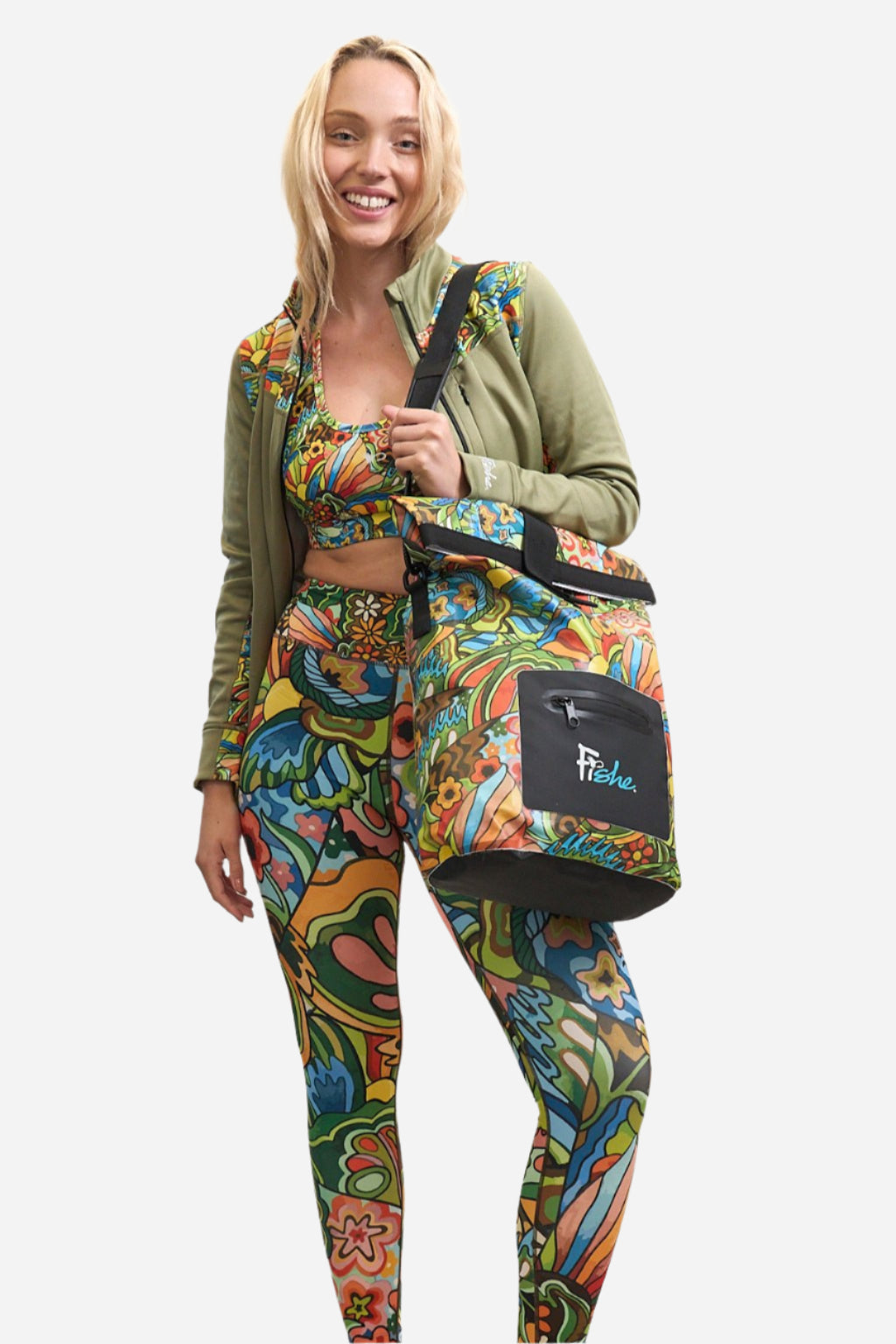 FISHE Boho Bass Roll Tote Dry Bag