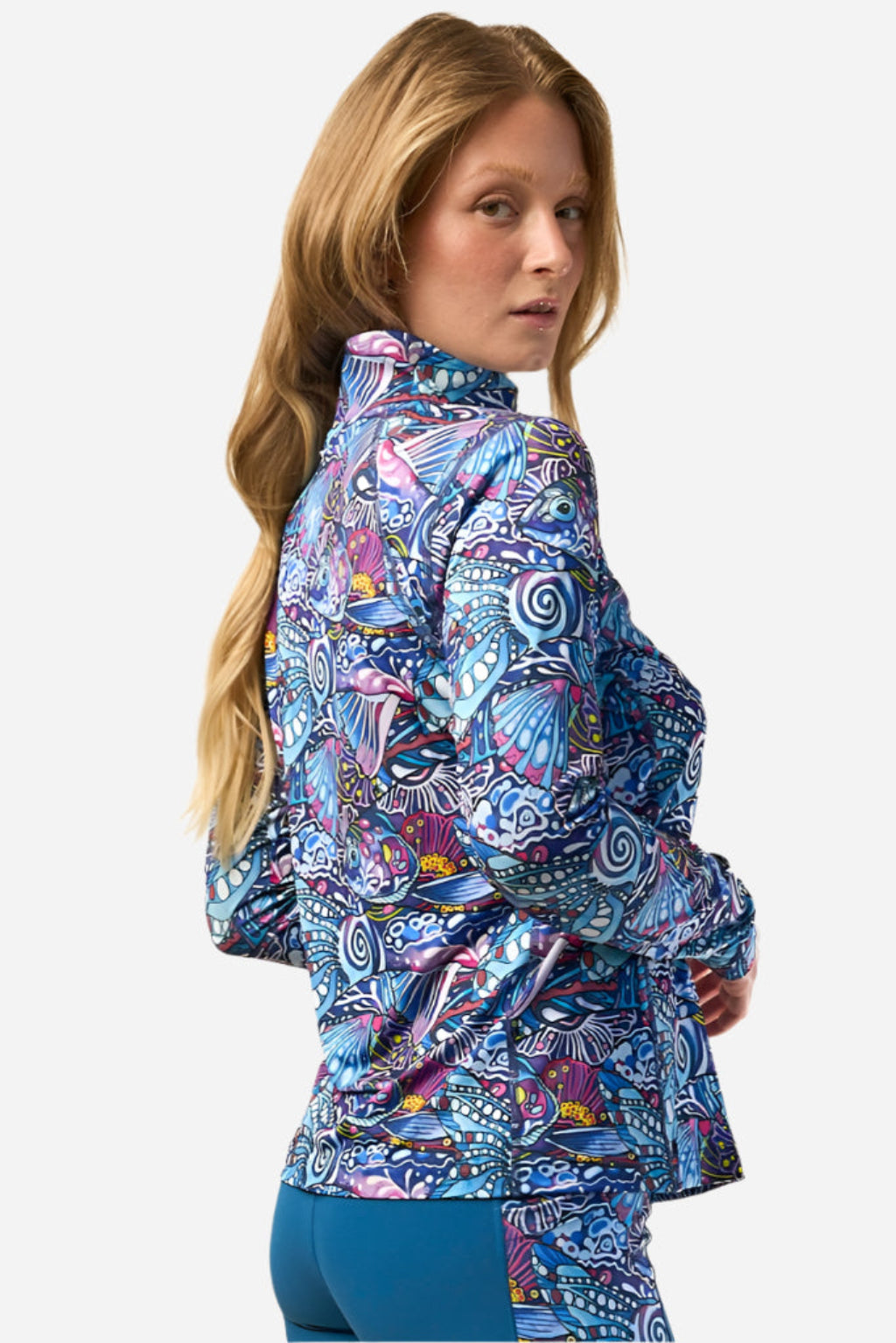 FISHE Enchanted Grayling 1/4 Zip Sunshirt