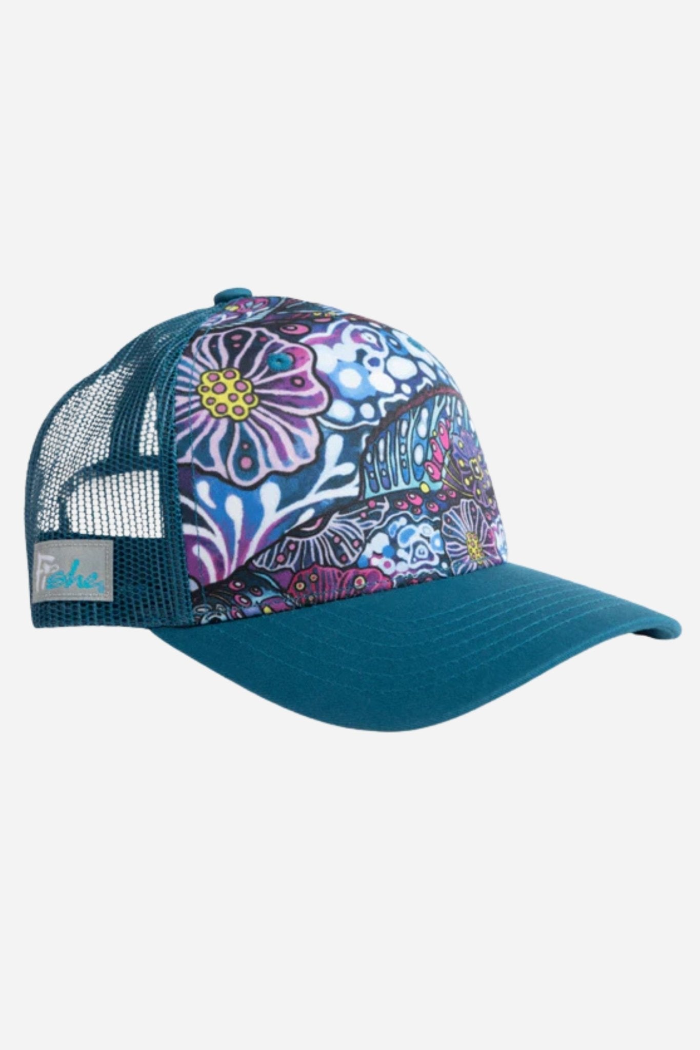 FISHE Enchanted Grayling Abstract Trucker Hat