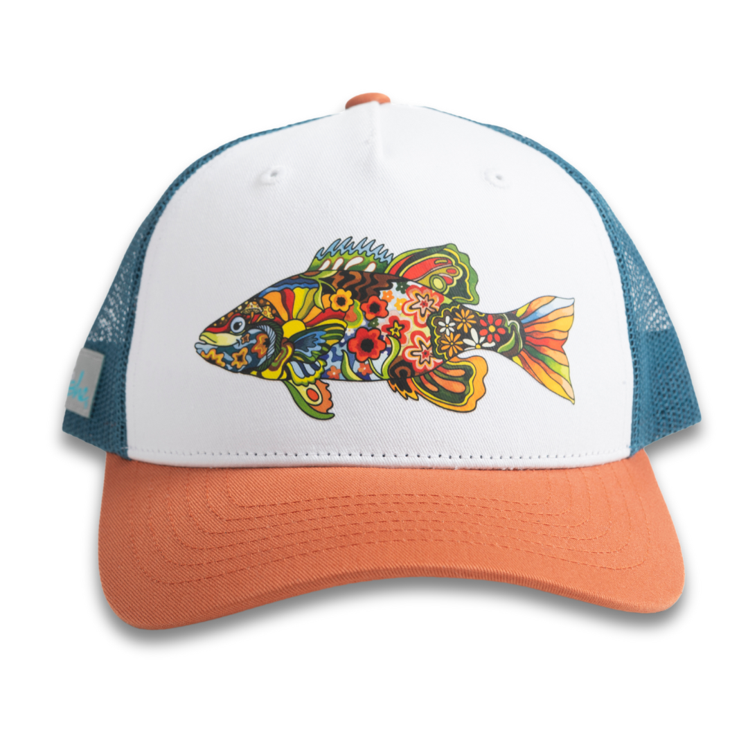 FISHE Boho Bass Trucker Hat