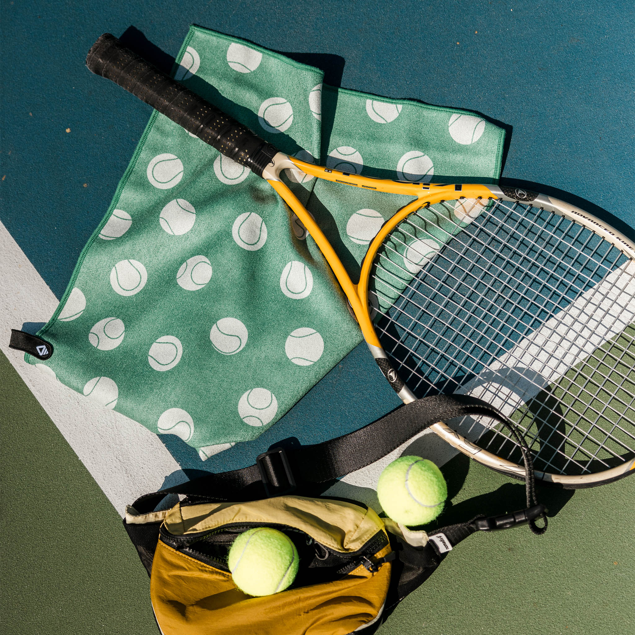 Fitness Towel: Love Love Green