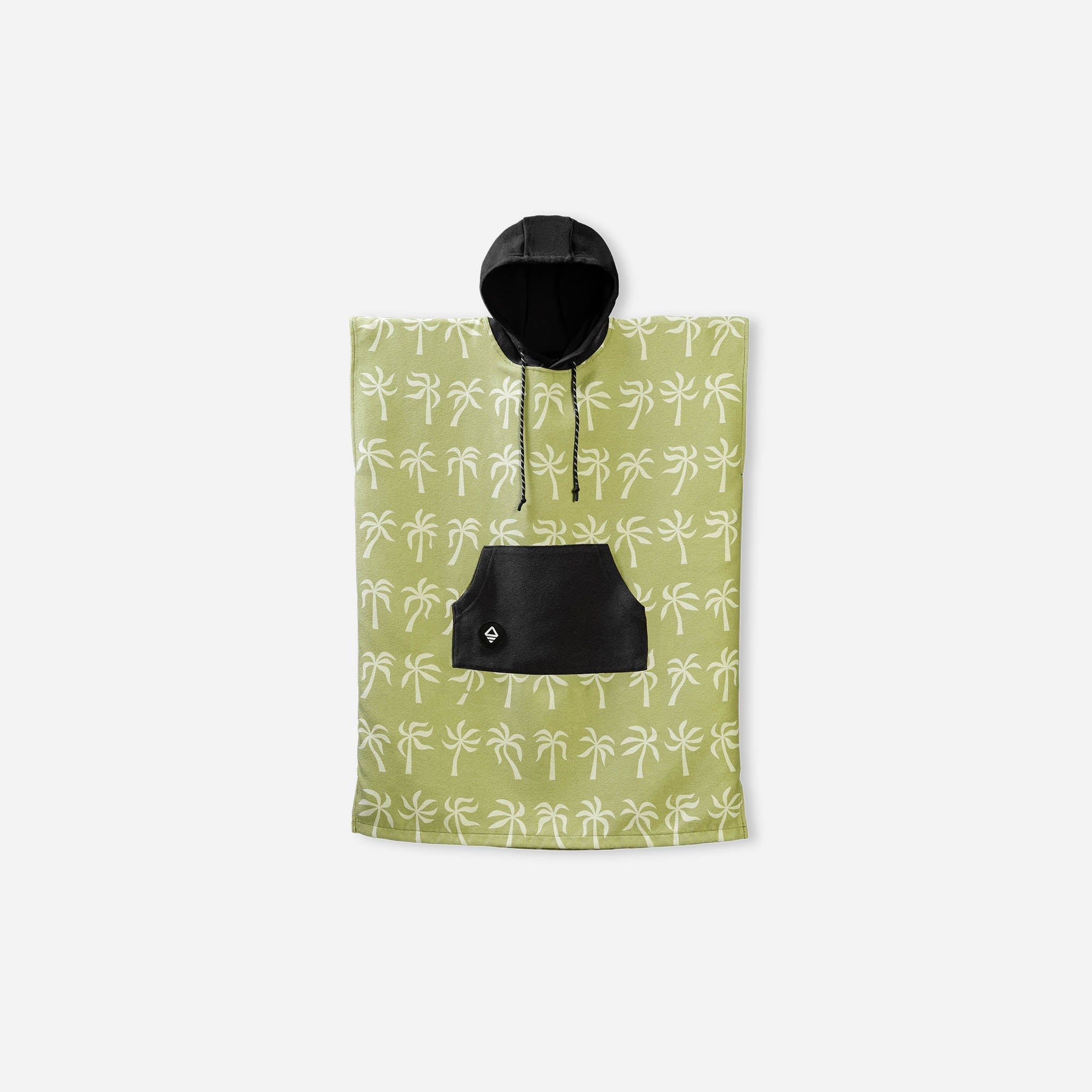 Kids Changing Poncho: Breezy Palms Olive
