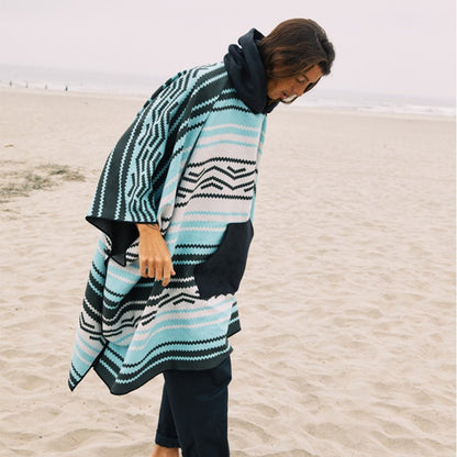 Nomadix - Poncho Towel: Baja Aqua