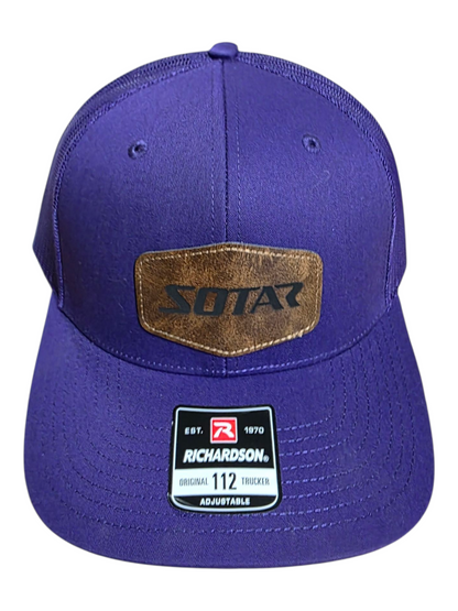 SOTAR Leather Patch Hat