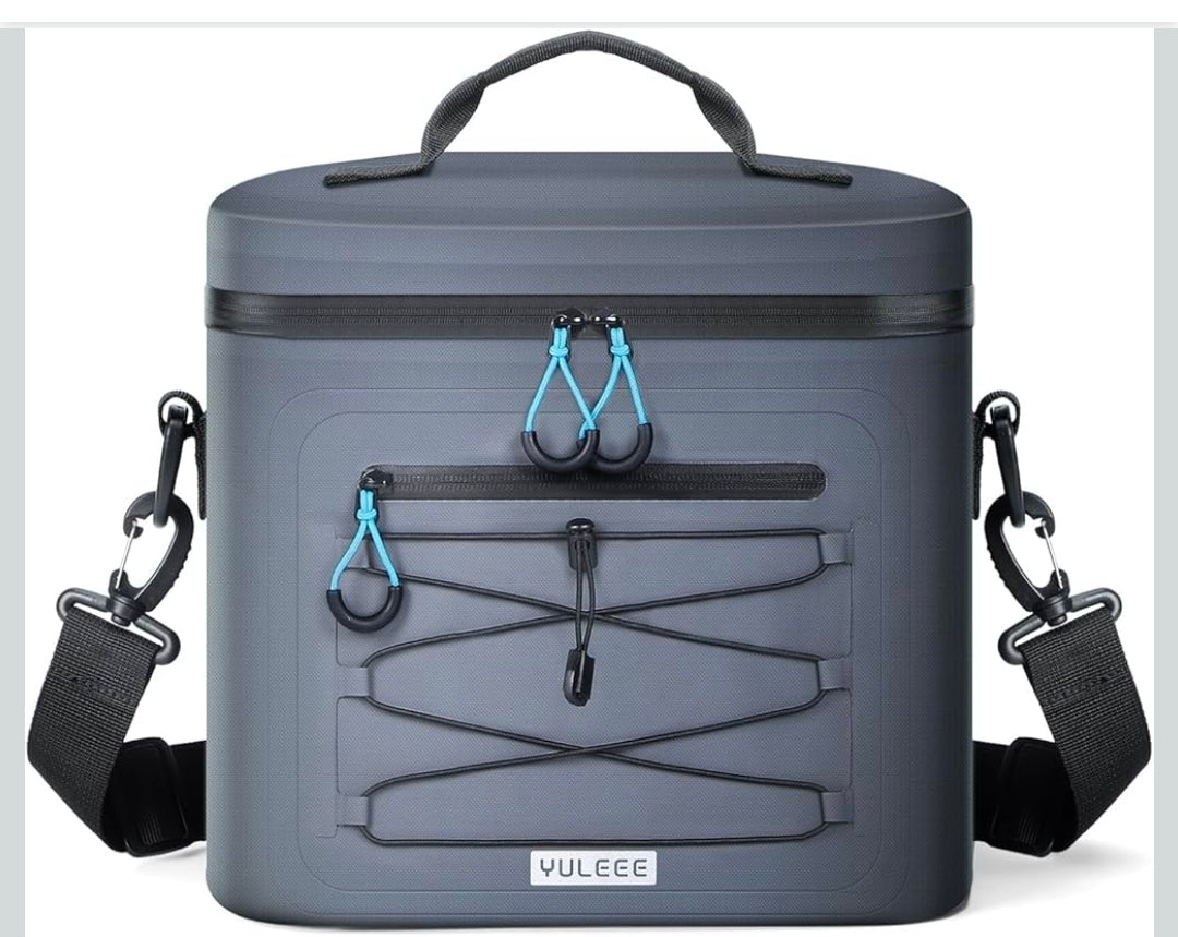 Cooler Bag, 7/16/30 Can Soft Sided Small Portable Insulated Cooling Pack, Everyday Lunch Cooler, Leakproof Ice Chest for Beach, Camping, Travel, Picnic