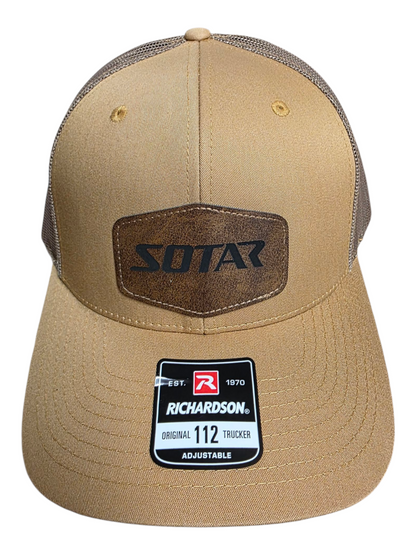 SOTAR Leather Patch Hat