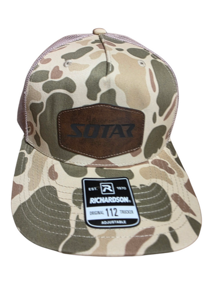 SOTAR Leather Patch Hat