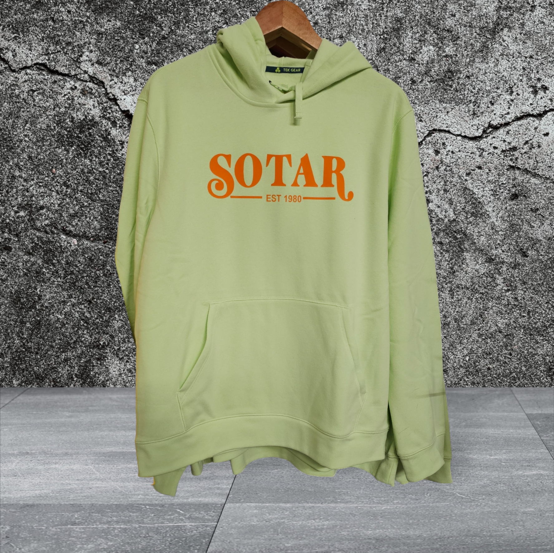 Retro Lime Green Hoodie