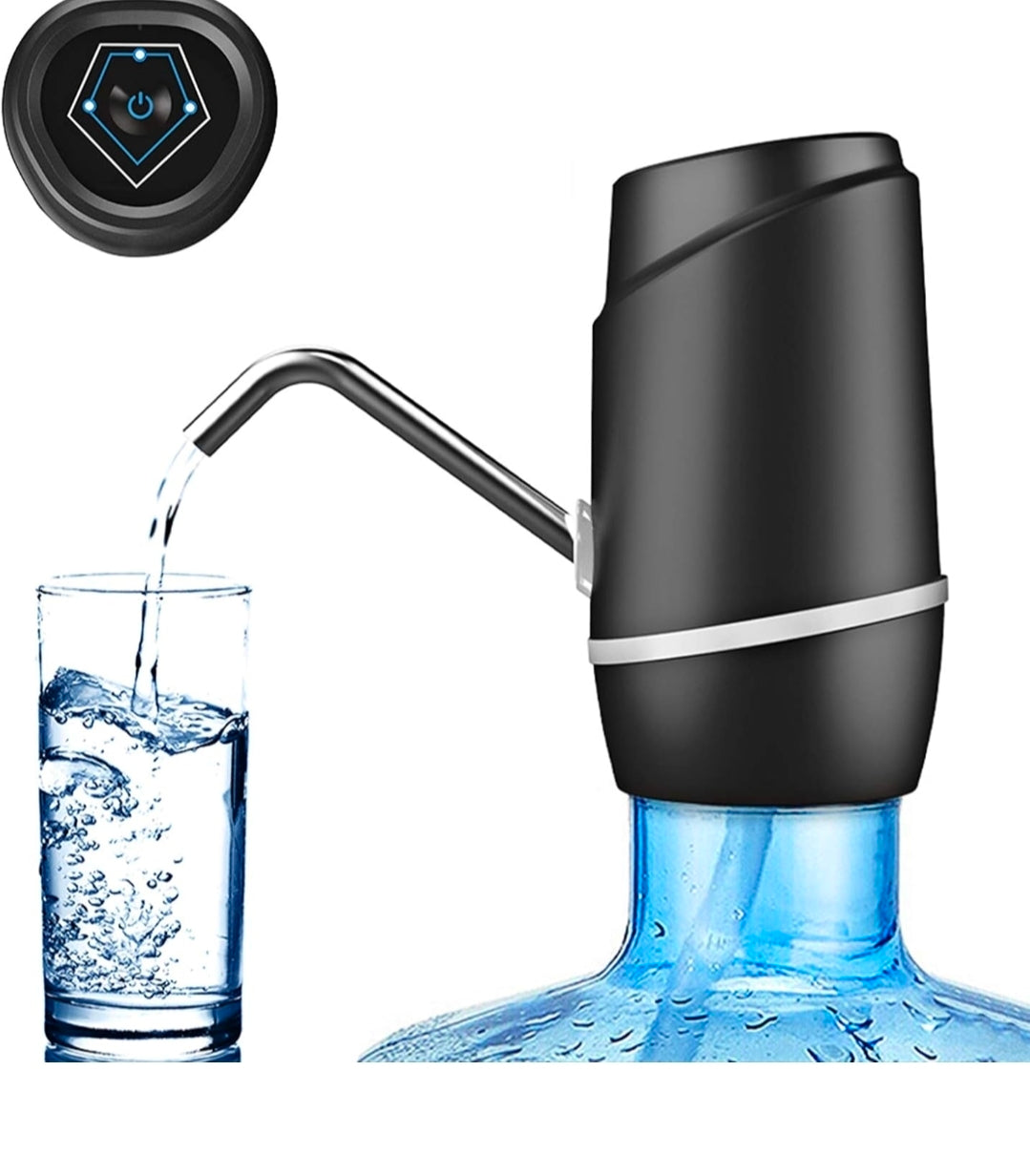 5 Gallon Electric Drinking Portable Water Dispenser, Universal USB Charging Water Bottle Pump For 2-5 Gallon With 2 Silicone