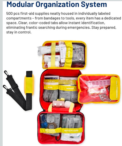 500 PCS First Aid Kit