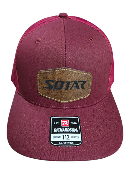 SOTAR Leather Patch Hat