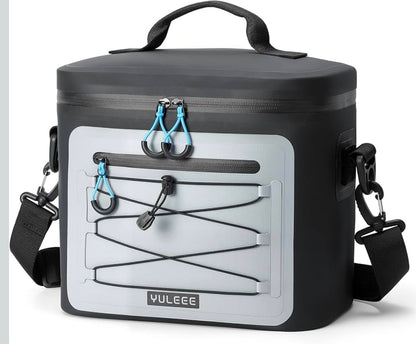 Cooler Bag, 7/16/30 Can Soft Sided Small Portable Insulated Cooling Pack, Everyday Lunch Cooler, Leakproof Ice Chest for Beach, Camping, Travel, Picnic