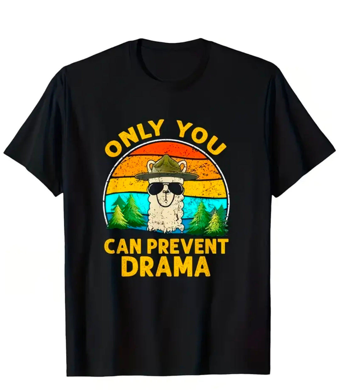 "Only You Can a Prevent Drama" Men's Funny T-Shirt
