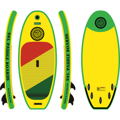 SOLjah Inflatable River Surfboard