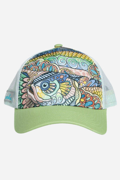 FISHE Tropical Tarpon Abstract Trucker Hat