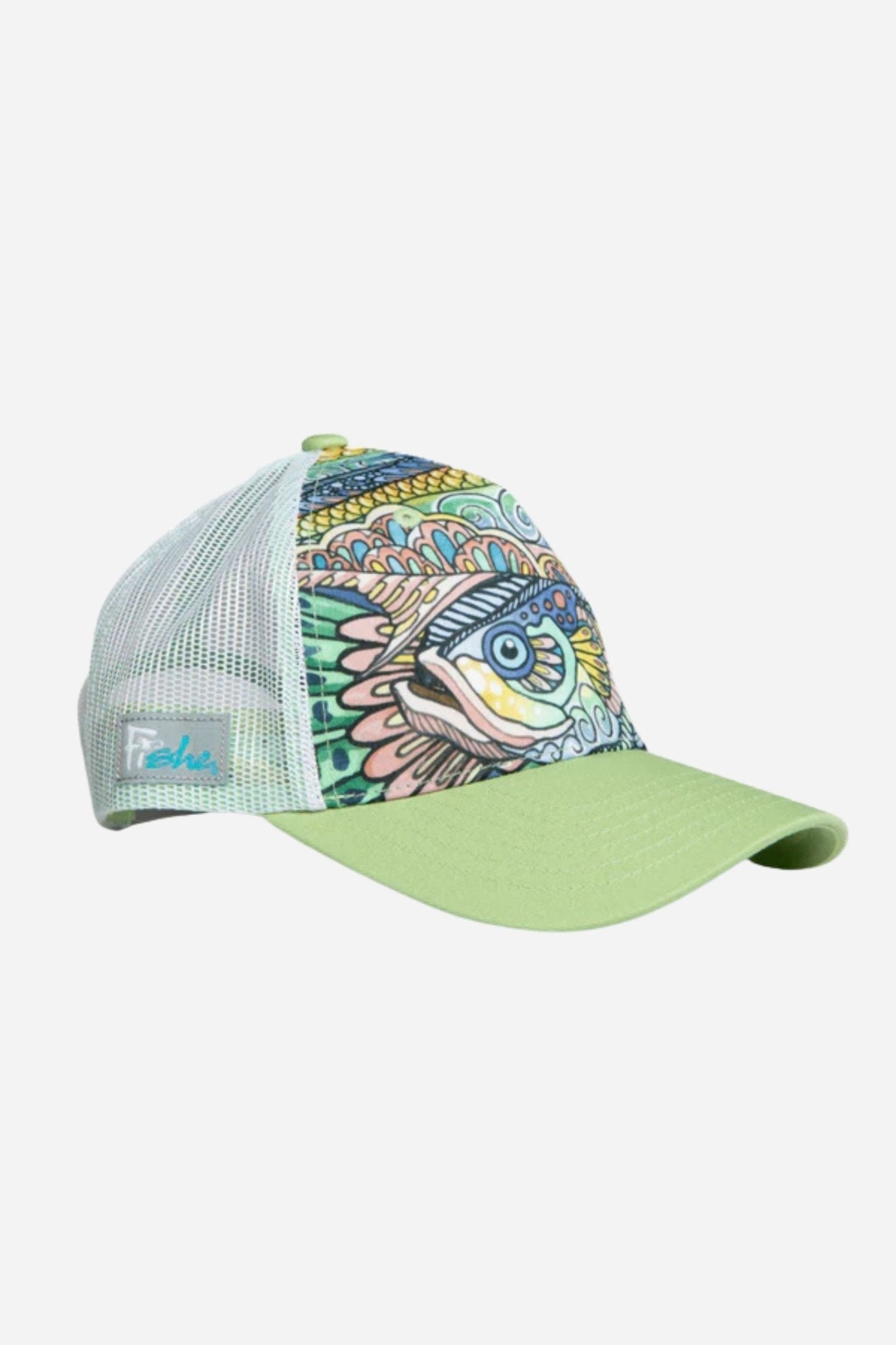 FISHE Tropical Tarpon Abstract Trucker Hat