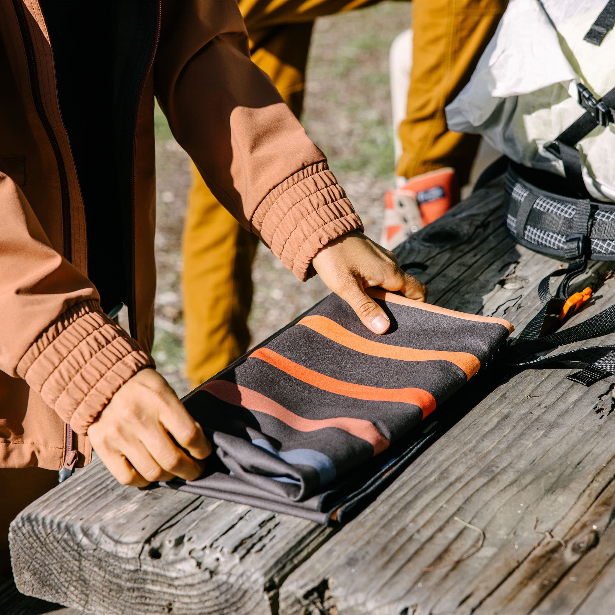 Ultralight Towel: Pinstripes Multi