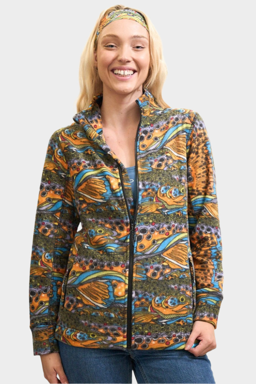 FISHE Unbound Brown Fleece Jacket