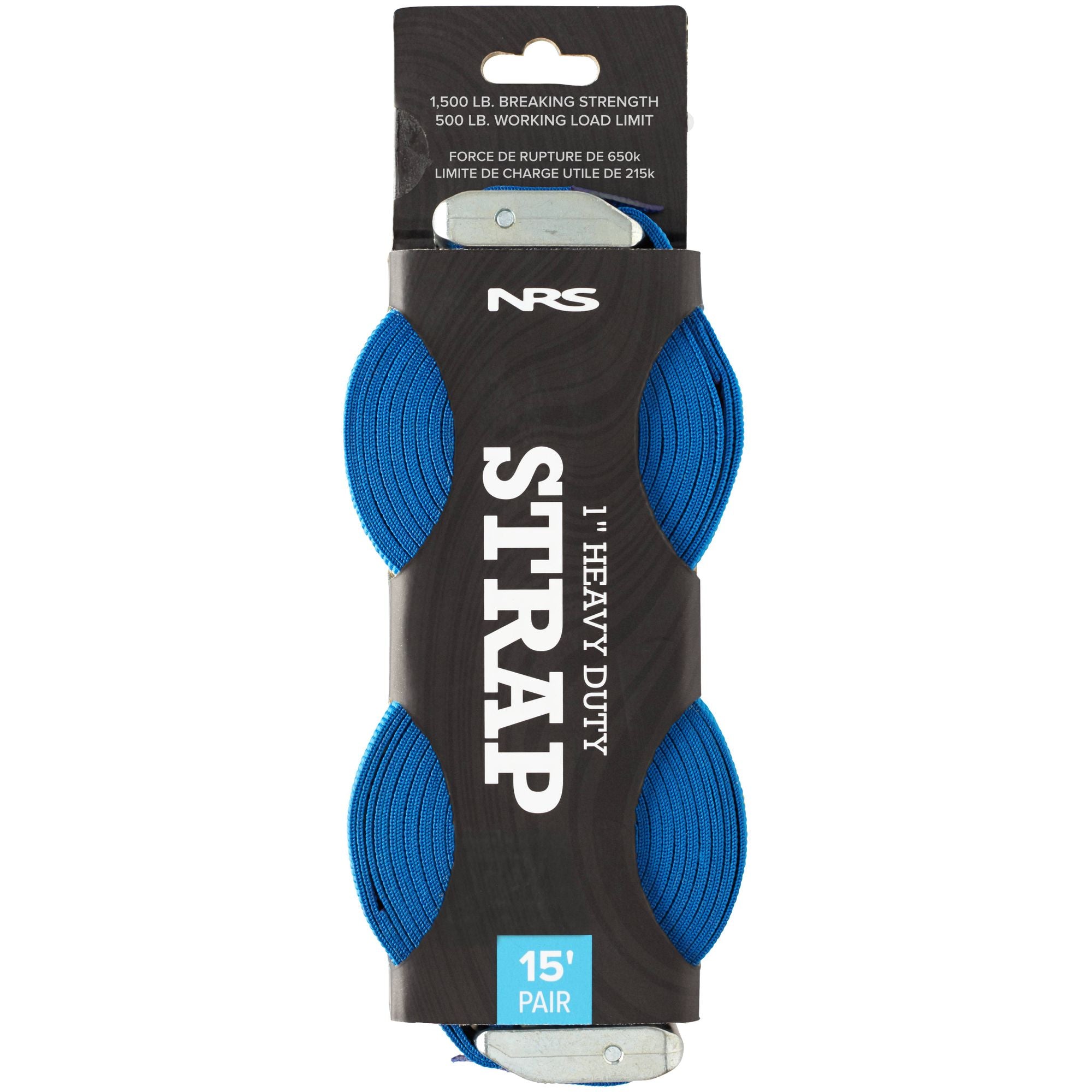 NRS 1" HD Tie-Down Straps (pairs)-Straps-NRS-Pair-Iconic Blue-1'-SOTAR