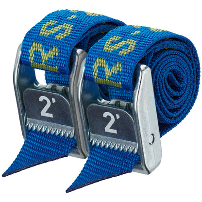 NRS 1" HD Tie-Down Straps (pairs)-Straps-NRS-Pair-Iconic Blue-2'-SOTAR
