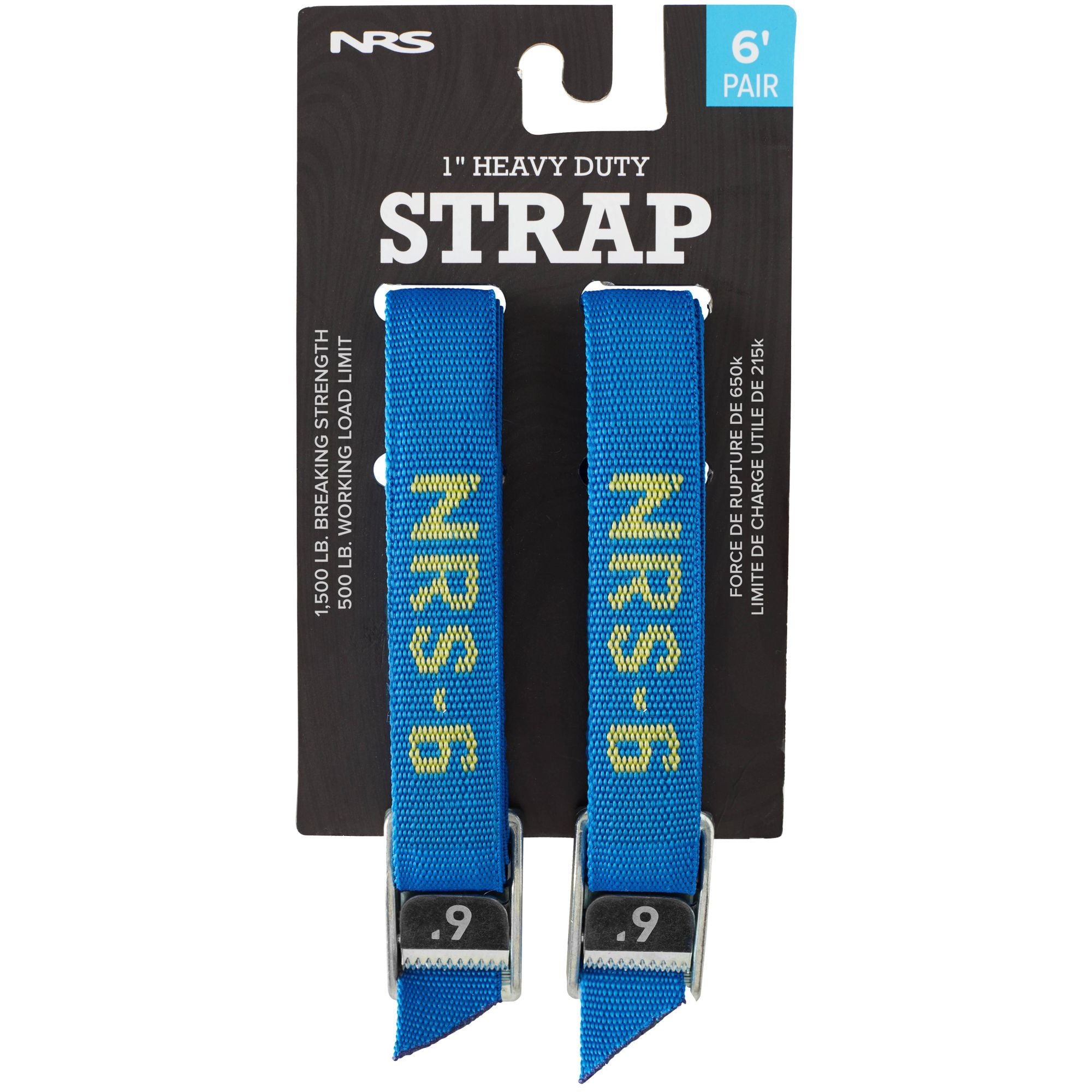 NRS 1 HD Tie-Down Straps - Iconic Blue - 9' Pair