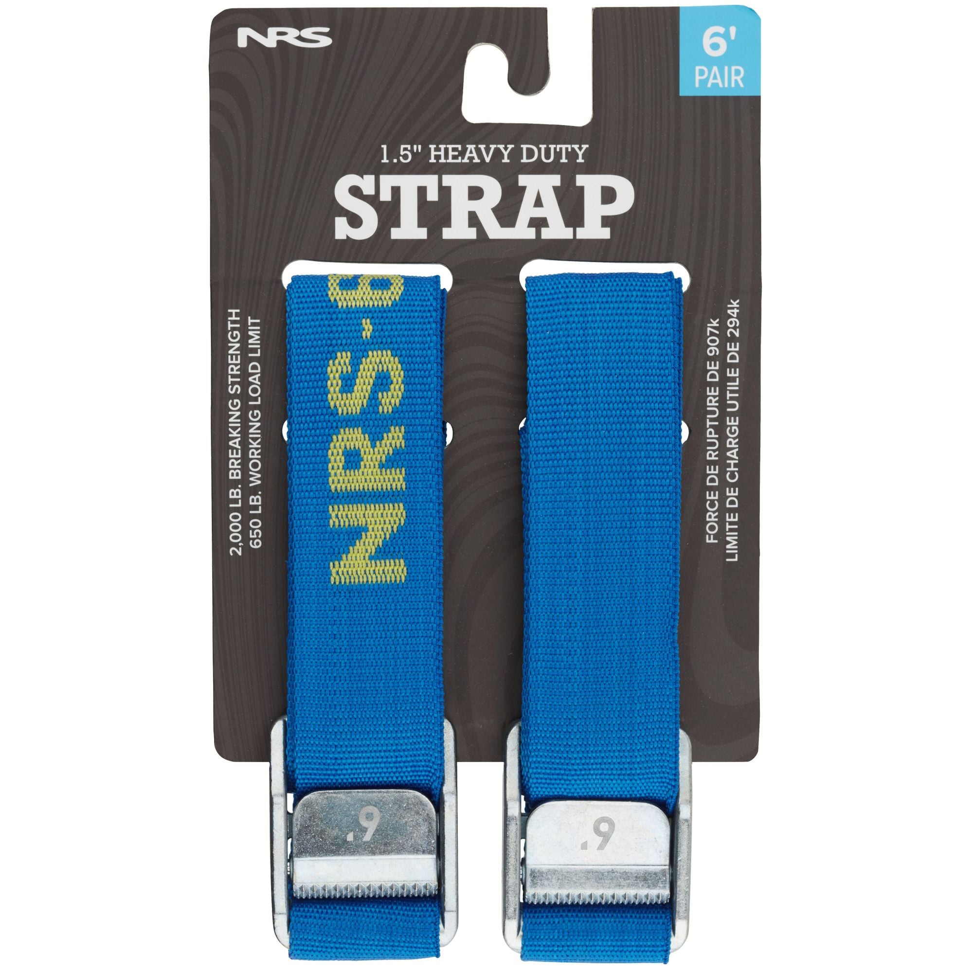 NRS 1.5" HD Tie-Down Straps (pairs)-Straps-NRS-6' Pair-SOTAR