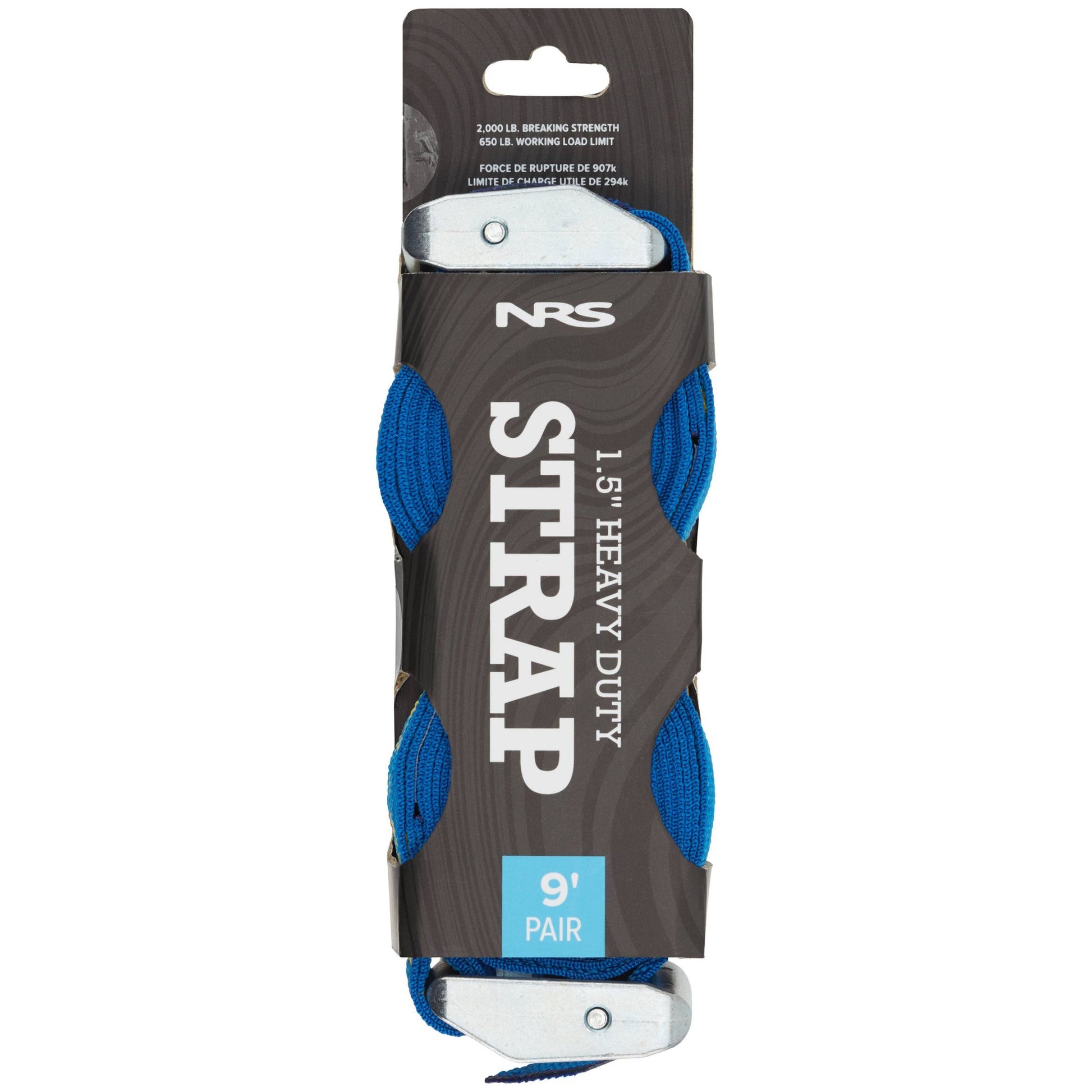 NRS 1.5" HD Tie-Down Straps (pairs)-Straps-NRS-9' Pair-SOTAR