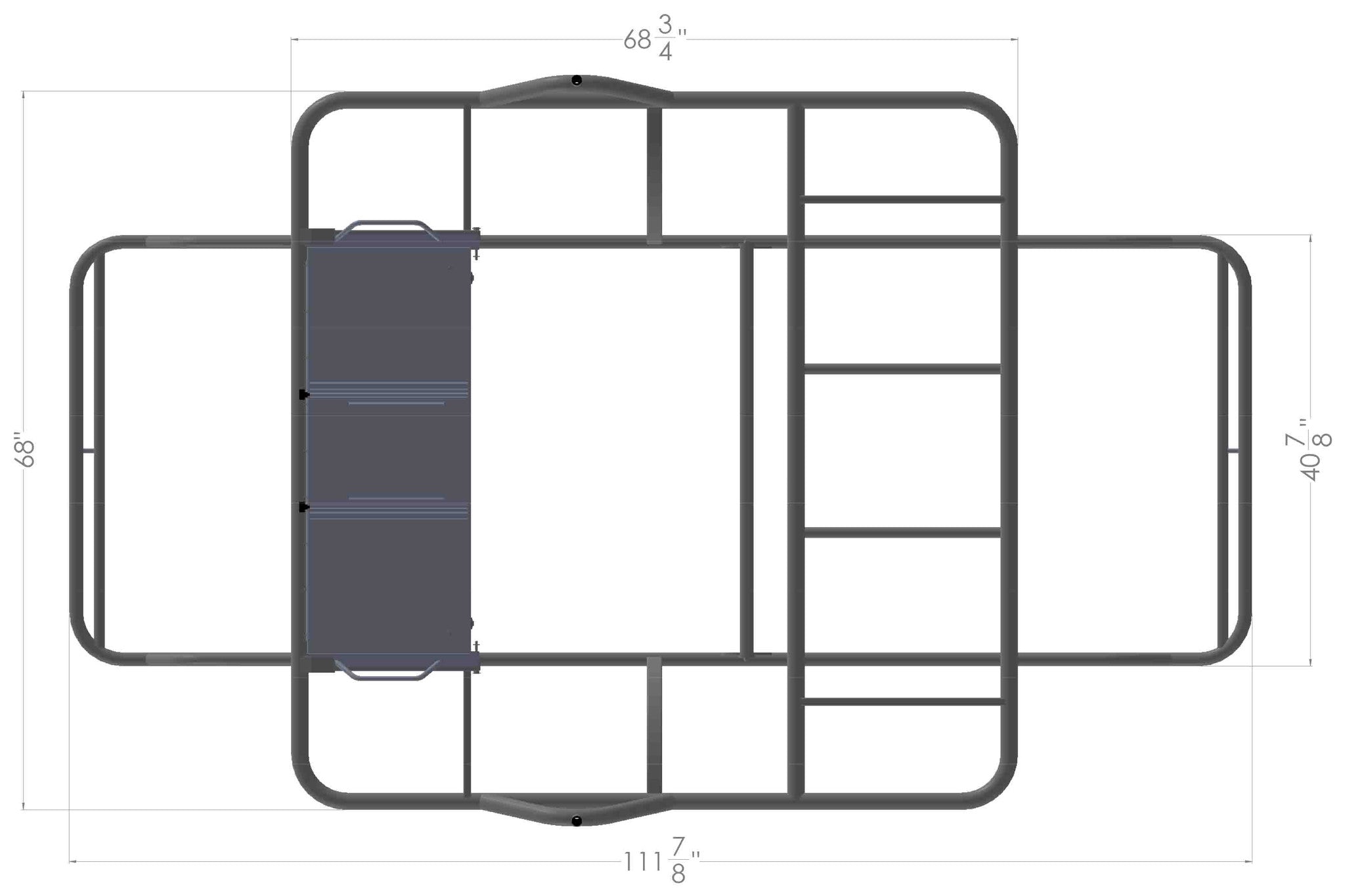 Predator 2 Bay Cat Frame-Cat Frames-sotar-SOTAR