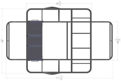 Predator 2 Bay Cat Frame-Cat Frames-sotar-SOTAR